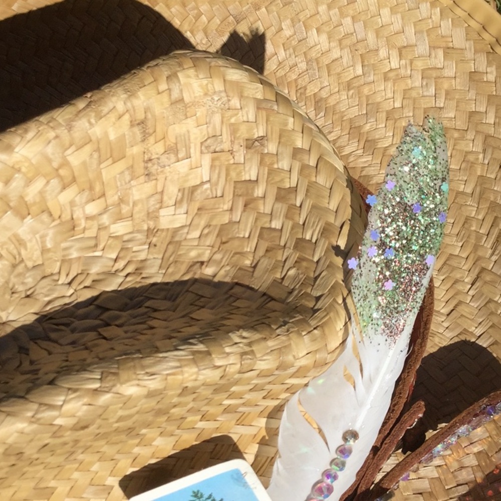 OOAK artisan western hat band cowgirl festival rodeo Coachella boho chic market - Picture 11 of 12
